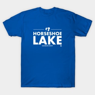 Washburn County, Wisconsin - Horseshoe Lake T-Shirt